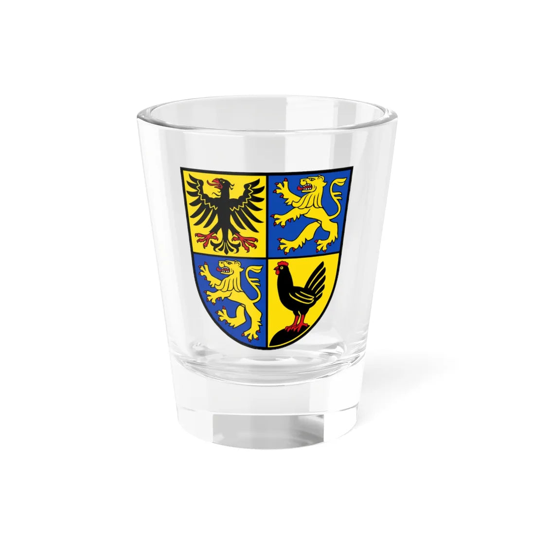 Wappen Ilm-Kreis (Germany) (Coat of Arms) Shot Glass 1.5oz 1.5oz - Go Mug Yourself