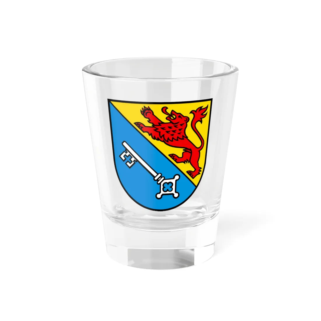 Wappen Islisberg AG (Switzerland) (Coat of Arms) Shot Glass 1.5oz 1.5oz - Go Mug Yourself