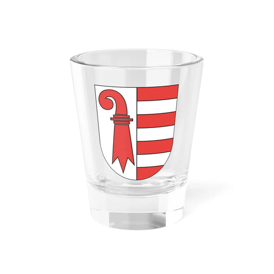 Wappen Jura matt (Switzerland) (Coat of Arms) Shot Glass 1.5oz 1.5oz - Go Mug Yourself