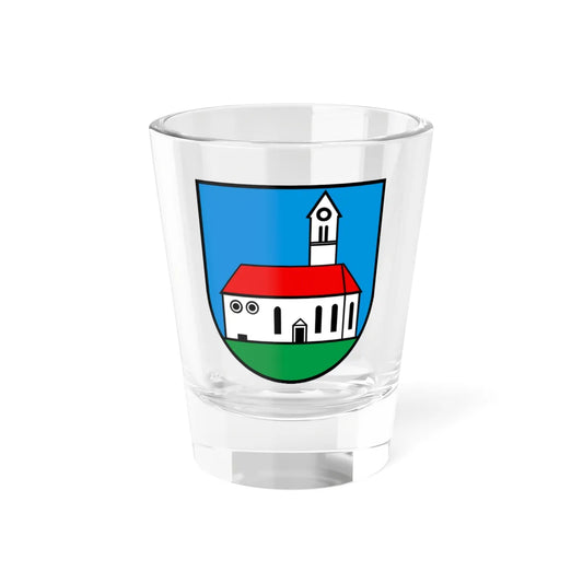 Wappen Kirchleerau AG (Switzerland) (Coat of Arms) Shot Glass 1.5oz 1.5oz - Go Mug Yourself