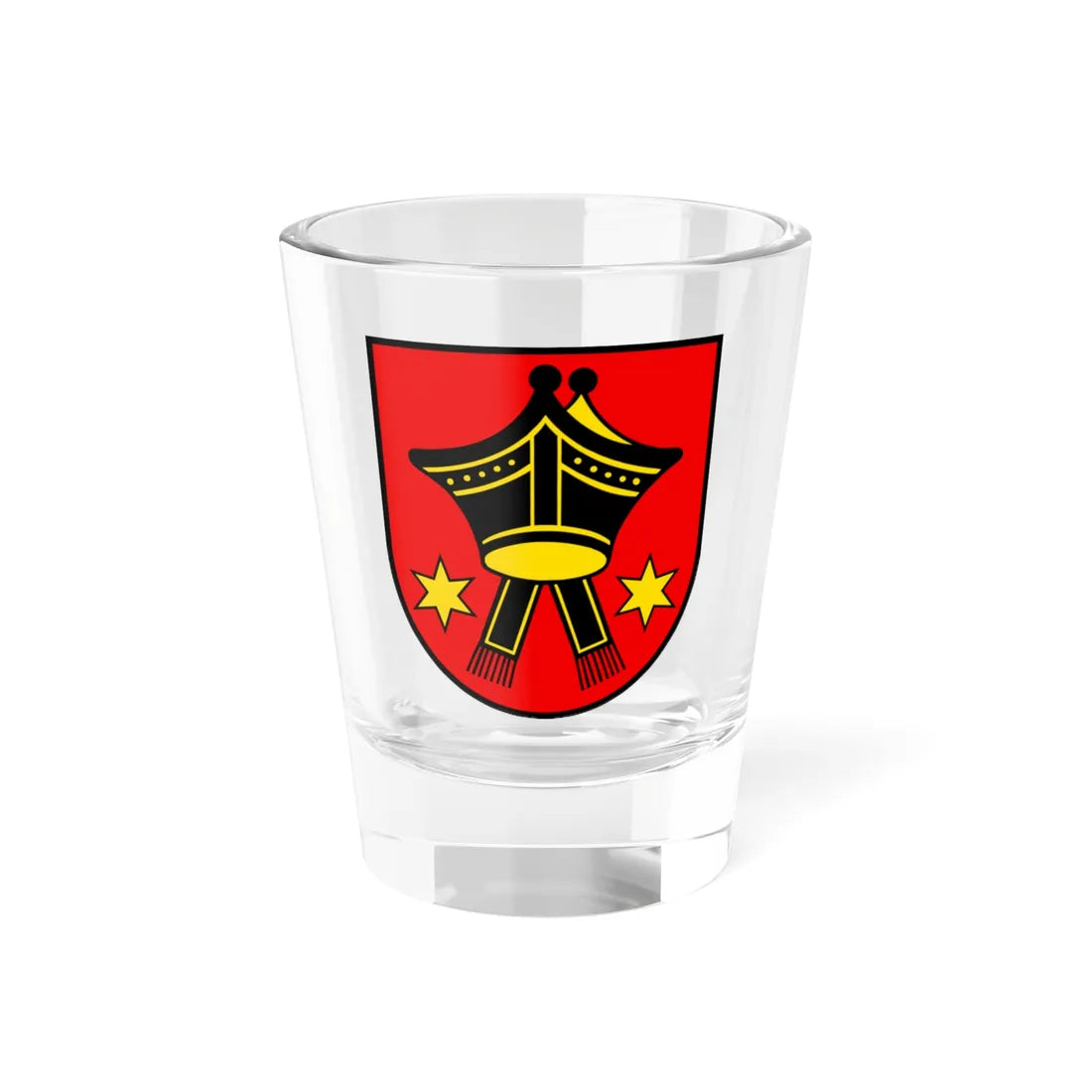Wappen Klingnau (Switzerland) (Coat of Arms) Shot Glass 1.5oz 1.5oz - Go Mug Yourself