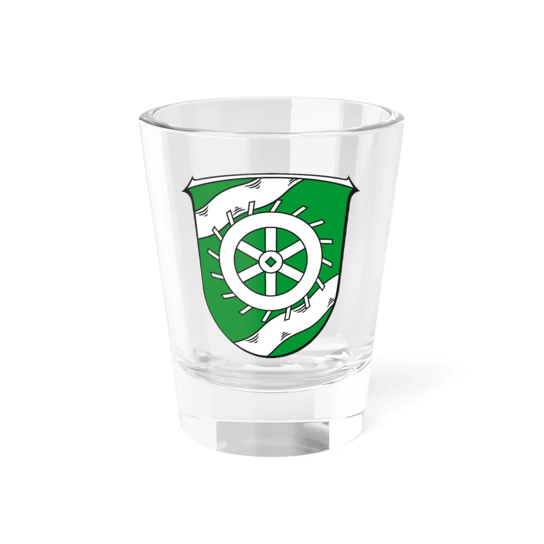 Wappen Knüllwald (Germany) (Coat of Arms) Shot Glass 1.5oz 1.5oz - Go Mug Yourself