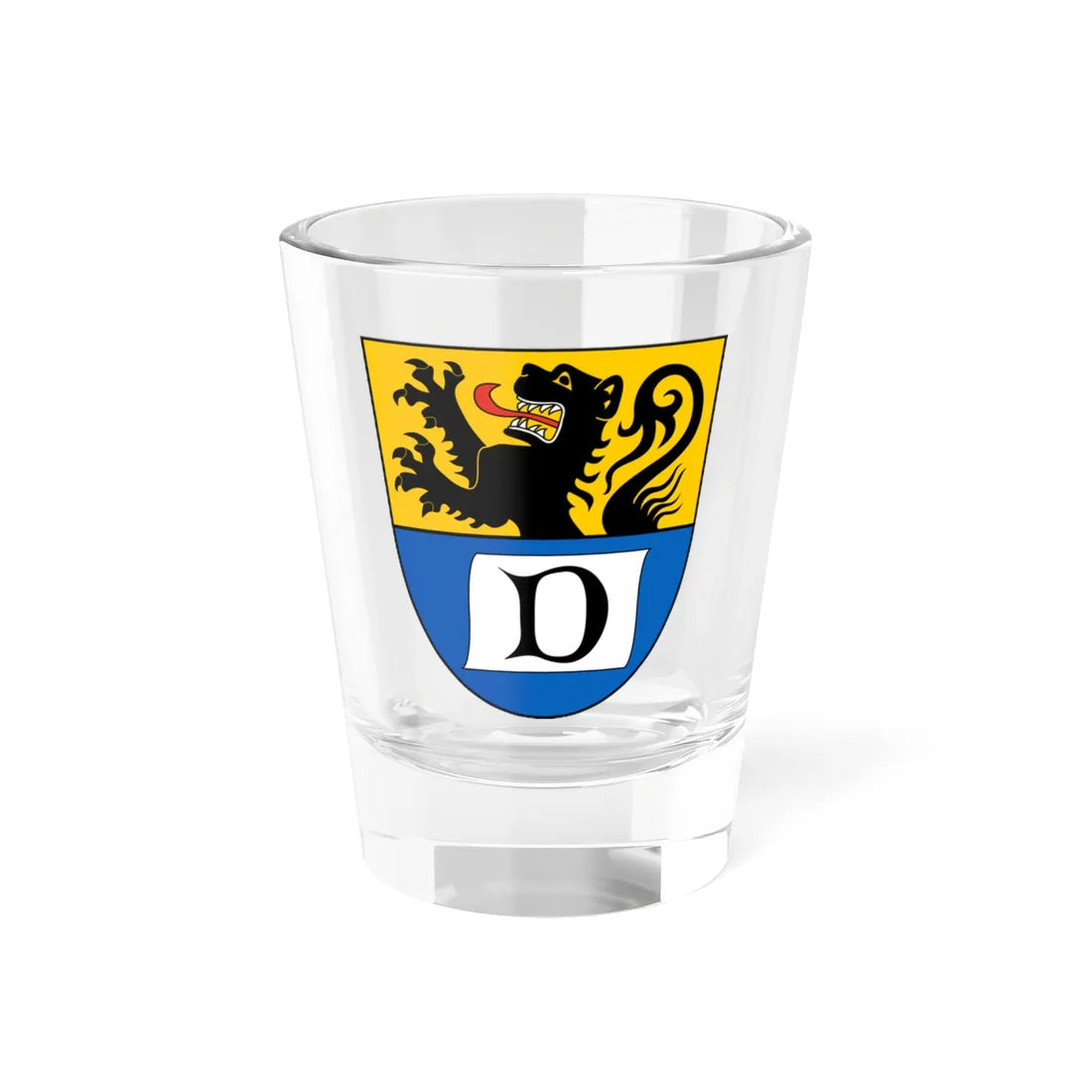Wappen Kreis Düren (Germany) (Coat of Arms) Shot Glass 1.5oz 1.5oz - Go Mug Yourself