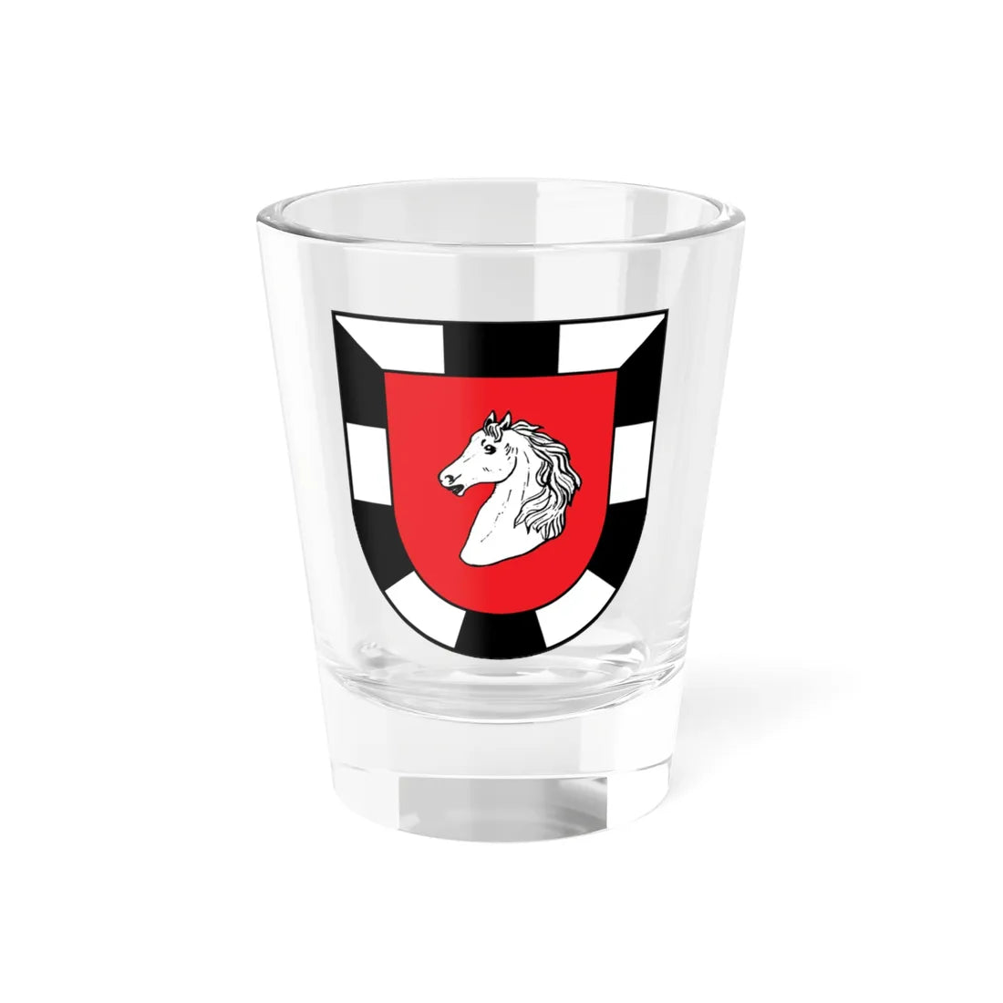 Wappen Kreis Herzogtum Lauenburg (Germany) (Coat of Arms) Shot Glass 1.5oz 1.5oz - Go Mug Yourself