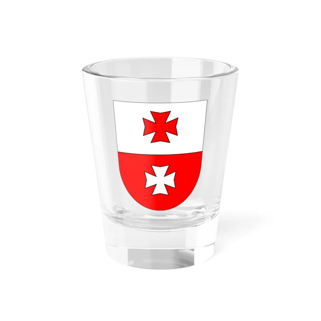 Wappen La Chaux (Switzerland) (Coat of Arms) Shot Glass 1.5oz 1.5oz - Go Mug Yourself