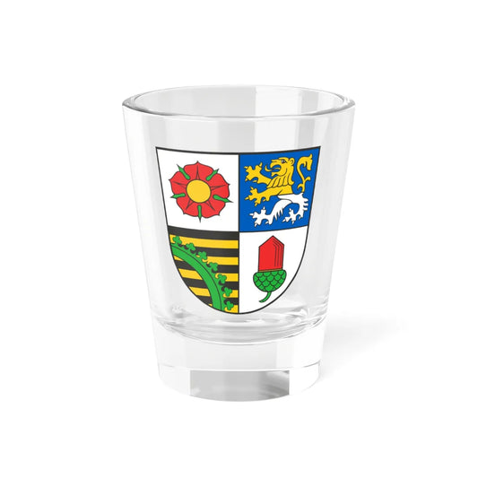 Wappen Landkreis Altenburger Land (Germany) (Coat of Arms) Shot Glass 1.5oz 1.5oz - Go Mug Yourself