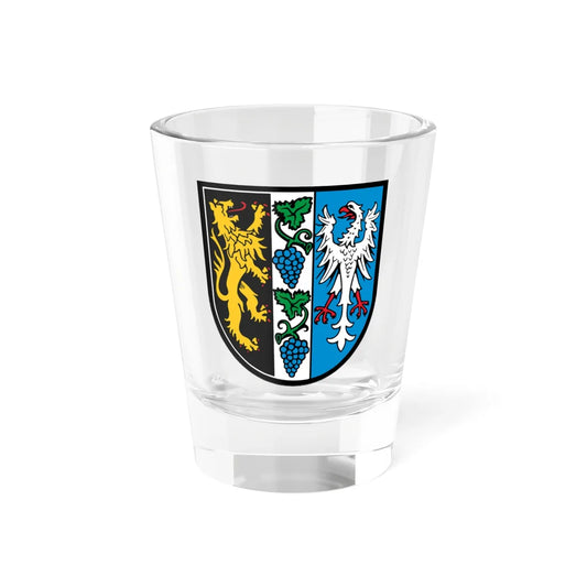 Wappen Landkreis Bad Dürkheim (Germany) (Coat of Arms) Shot Glass 1.5oz 1.5oz - Go Mug Yourself