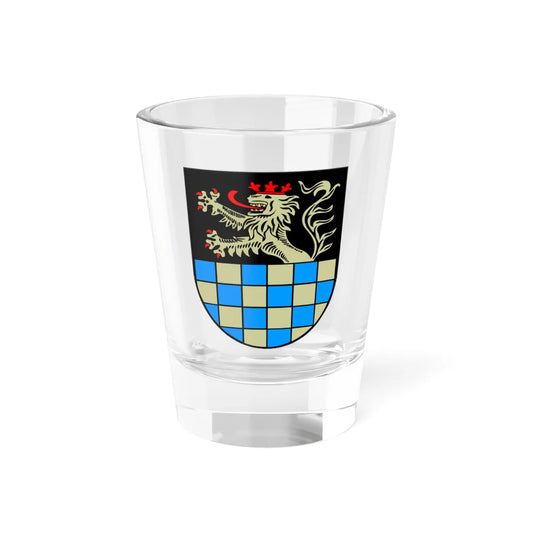 Wappen Landkreis Bad Kreuznach (Germany) (Coat of Arms) Shot Glass 1.5oz 1.5oz - Go Mug Yourself