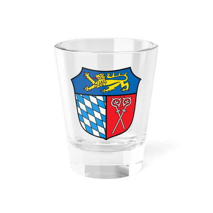 Wappen Landkreis Bad Toelz-Wolfratshausen (Germany) (Coat of Arms) Shot Glass 1.5oz 1.5oz - Go Mug Yourself