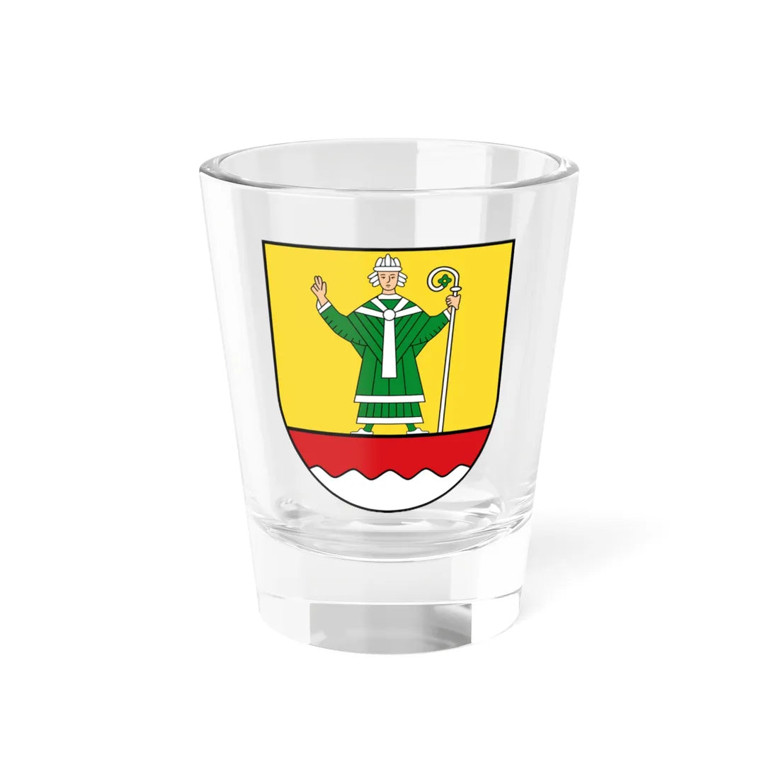 Wappen Landkreis Cuxhaven (Germany) (Coat of Arms) Shot Glass 1.5oz 1.5oz - Go Mug Yourself