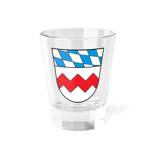 Wappen Landkreis Dachau (Germany) (Coat of Arms) Shot Glass 1.5oz 1.5oz - Go Mug Yourself