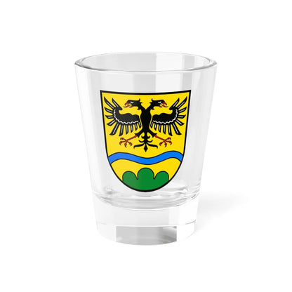 Wappen Landkreis Deggendorf (Germany) (Coat of Arms) Shot Glass 1.5oz 1.5oz - Go Mug Yourself