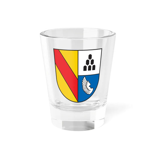 Wappen Landkreis Emmendingen (Germany) (Coat of Arms) Shot Glass 1.5oz 1.5oz - Go Mug Yourself