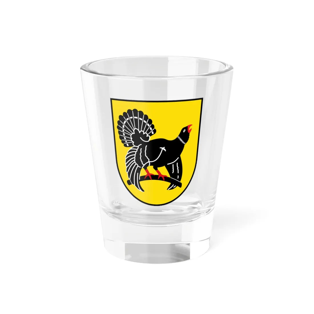 Wappen Landkreis Freudenstadt (Germany) (Coat of Arms) Shot Glass 1.5oz 1.5oz - Go Mug Yourself