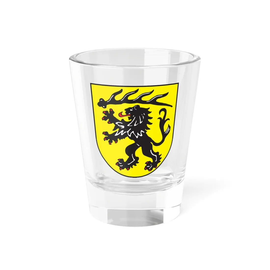 Wappen Landkreis Goeppingen (Germany) (Coat of Arms) Shot Glass 1.5oz 1.5oz - Go Mug Yourself