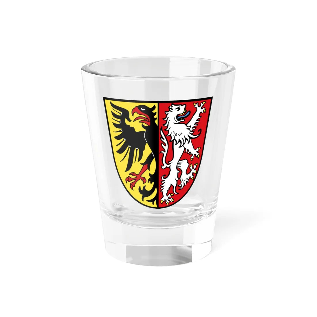 Wappen Landkreis Goslar (Germany) (Coat of Arms) Shot Glass 1.5oz 1.5oz - Go Mug Yourself