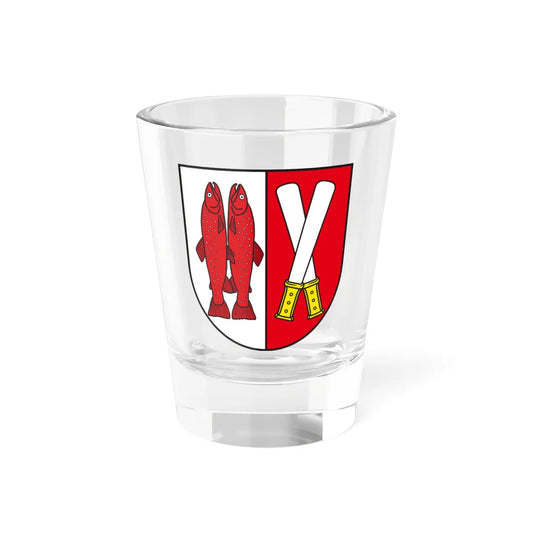 Wappen Landkreis Harz (Germany) (Coat of Arms) Shot Glass 1.5oz 1.5oz - Go Mug Yourself