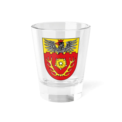 Wappen Landkreis Hildesheim (Germany) (Coat of Arms) Shot Glass 1.5oz 1.5oz - Go Mug Yourself