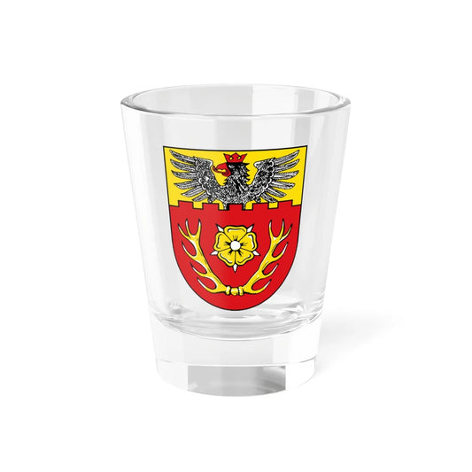 Wappen Landkreis Hildesheim (Germany) (Coat of Arms) Shot Glass 1.5oz 1.5oz - Go Mug Yourself