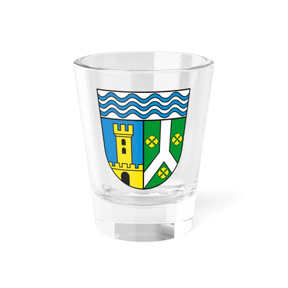 Wappen Landkreis Leipzig (Germany) (Coat of Arms) Shot Glass 1.5oz 1.5oz - Go Mug Yourself
