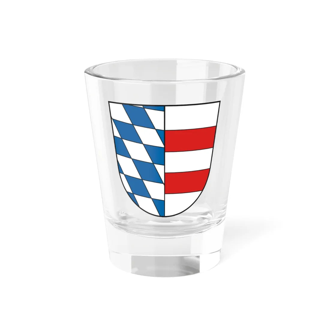 Wappen Landkreis Mallersdorf (Germany) (Coat of Arms) Shot Glass 1.5oz 1.5oz - Go Mug Yourself