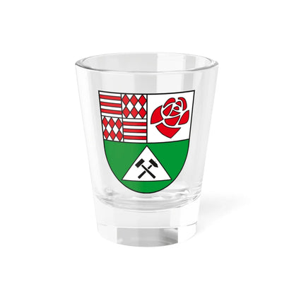 Wappen Landkreis Mansfeld-Suedharz (Germany) (Coat of Arms) Shot Glass 1.5oz 1.5oz - Go Mug Yourself