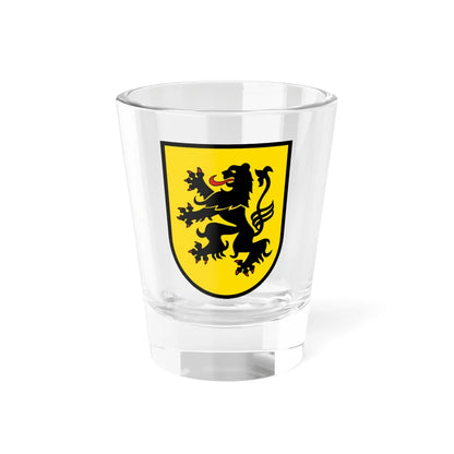 Wappen Landkreis Meissen (Germany) (Coat of Arms) Shot Glass 1.5oz 1.5oz - Go Mug Yourself