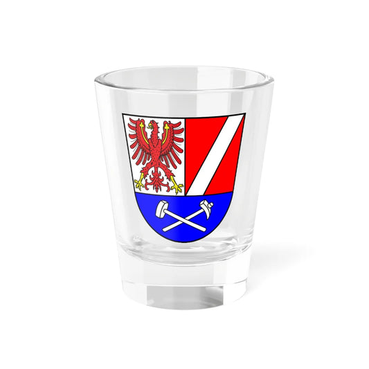 Wappen Landkreis Naila (Germany) (Coat of Arms) Shot Glass 1.5oz 1.5oz - Go Mug Yourself