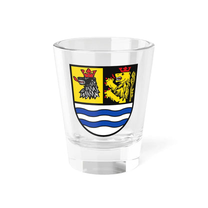 Wappen Landkreis Neuburg-Schrobenhausen (Germany) (Coat of Arms) Shot Glass 1.5oz 1.5oz - Go Mug Yourself