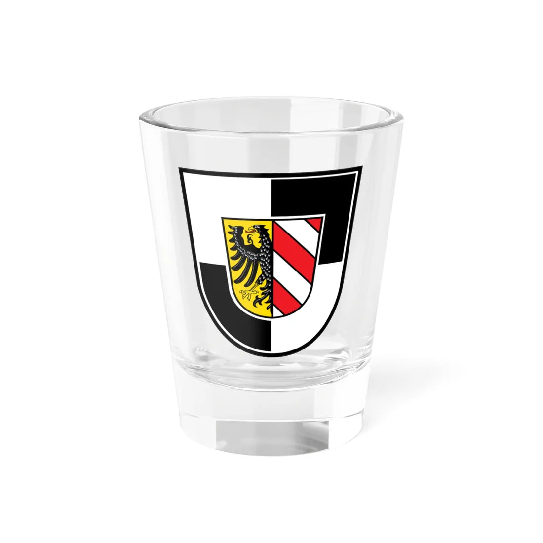 Wappen Landkreis Nürnberg (Germany) (Coat of Arms) Shot Glass 1.5oz 1.5oz - Go Mug Yourself