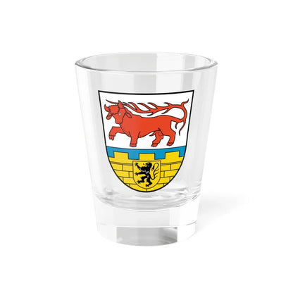 Wappen Landkreis Oberspreewald-Lausitz (Germany) (Coat of Arms) Shot Glass 1.5oz 1.5oz - Go Mug Yourself