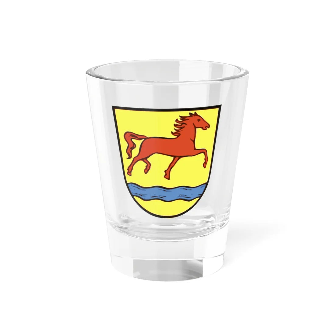 Wappen Landkreis Pfarrkirchen (Germany) (Coat of Arms) Shot Glass 1.5oz 1.5oz - Go Mug Yourself