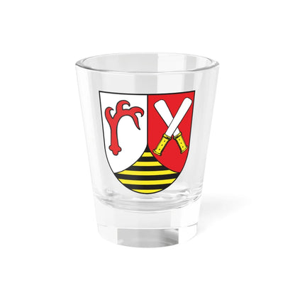 Wappen Landkreis Quedlinburg (Germany) (Coat of Arms) Shot Glass 1.5oz 1.5oz - Go Mug Yourself