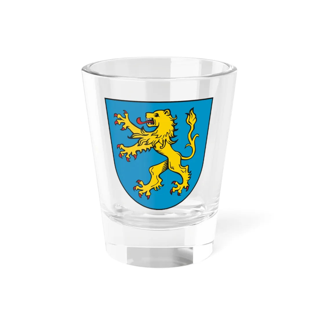 Wappen Landkreis Ravensburg (Germany) (Coat of Arms) Shot Glass 1.5oz 1.5oz - Go Mug Yourself