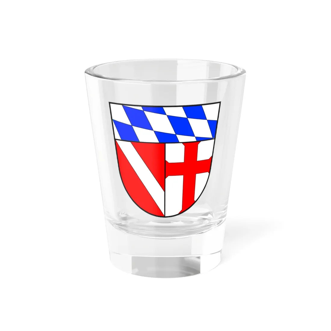 Wappen Landkreis Regensburg (Germany) (Coat of Arms) Shot Glass 1.5oz 1.5oz - Go Mug Yourself