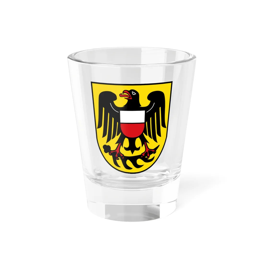Wappen Landkreis Rottweil (Germany) (Coat of Arms) Shot Glass 1.5oz 1.5oz - Go Mug Yourself