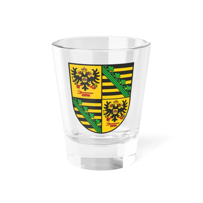 Wappen Landkreis Saalfeld-Rudolstadt (Germany) (Coat of Arms) Shot Glass 1.5oz 1.5oz - Go Mug Yourself