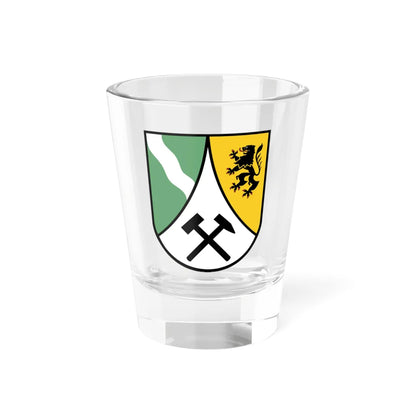 Wappen Landkreis Saechsische Schweiz-Osterzgebirge (Germany) (Coat of Arms) Shot Glass 1.5oz 1.5oz - Go Mug Yourself