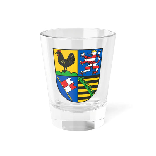 Wappen Landkreis Schmalkalden-Meiningen (Germany) (Coat of Arms) Shot Glass 1.5oz 1.5oz - Go Mug Yourself