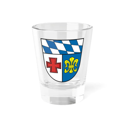 Wappen Landkreis Schwabmünchen (Germany) (Coat of Arms) Shot Glass 1.5oz 1.5oz - Go Mug Yourself