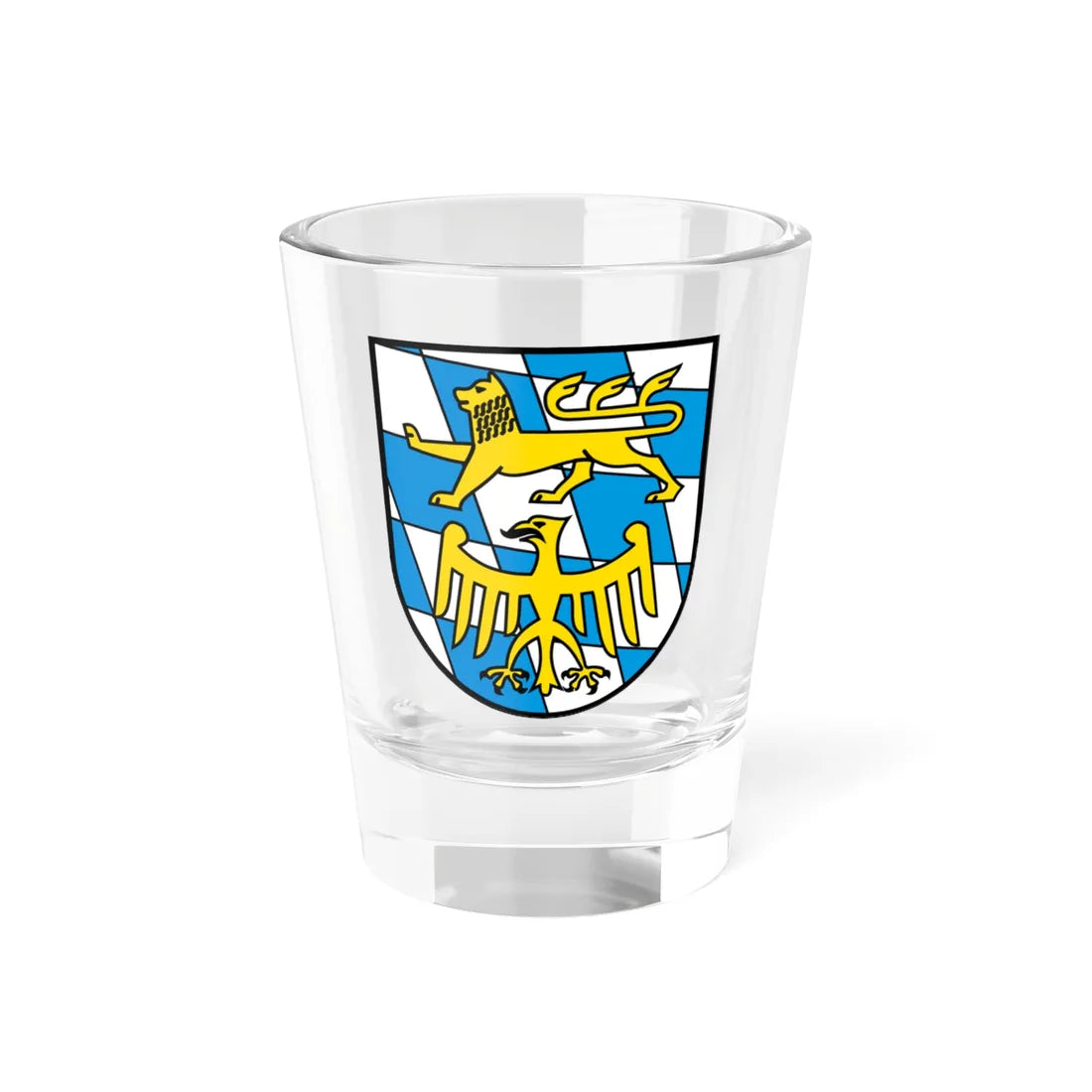 Wappen Landkreis Starnberg (Germany) (Coat of Arms) Shot Glass 1.5oz 1.5oz - Go Mug Yourself