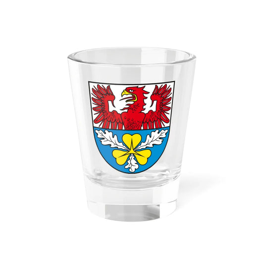 Wappen Landkreis Stendal bis 1994 (Germany) (Coat of Arms) Shot Glass 1.5oz 1.5oz - Go Mug Yourself