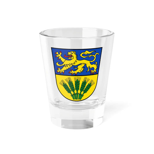 Wappen Landkreis Wolfenbüttel (Germany) (Coat of Arms) Shot Glass 1.5oz 1.5oz - Go Mug Yourself