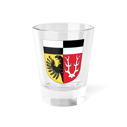 Wappen Landkreis Wunsiedel im Fichtelgebirge (Germany) (Coat of Arms) Shot Glass 1.5oz 1.5oz - Go Mug Yourself