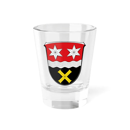Wappen Lautertal Odenwald (Germany) (Coat of Arms) Shot Glass 1.5oz 1.5oz - Go Mug Yourself