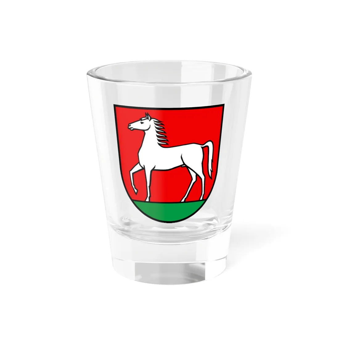 Wappen Lengnau AG (Switzerland) (Coat of Arms) Shot Glass 1.5oz 1.5oz - Go Mug Yourself