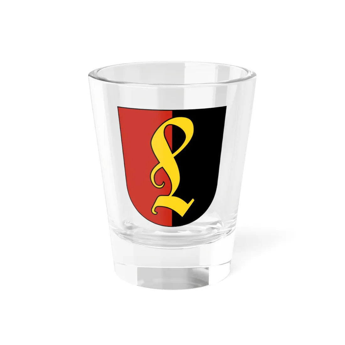 Wappen Lichtensteig (Switzerland) (Coat of Arms) Shot Glass 1.5oz 1.5oz - Go Mug Yourself