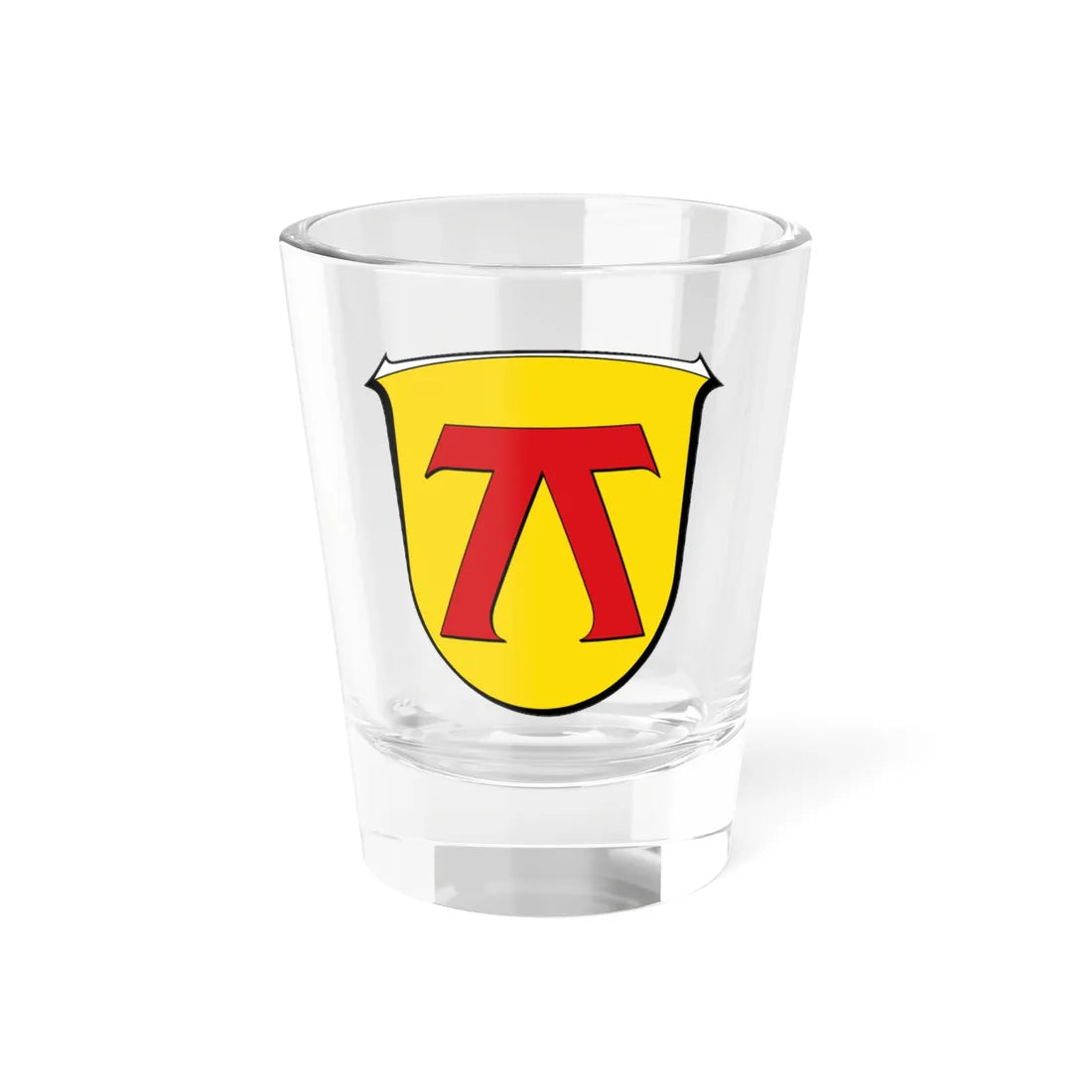 Wappen Linsengericht Hessen (Germany) (Coat of Arms) Shot Glass 1.5oz 1.5oz - Go Mug Yourself