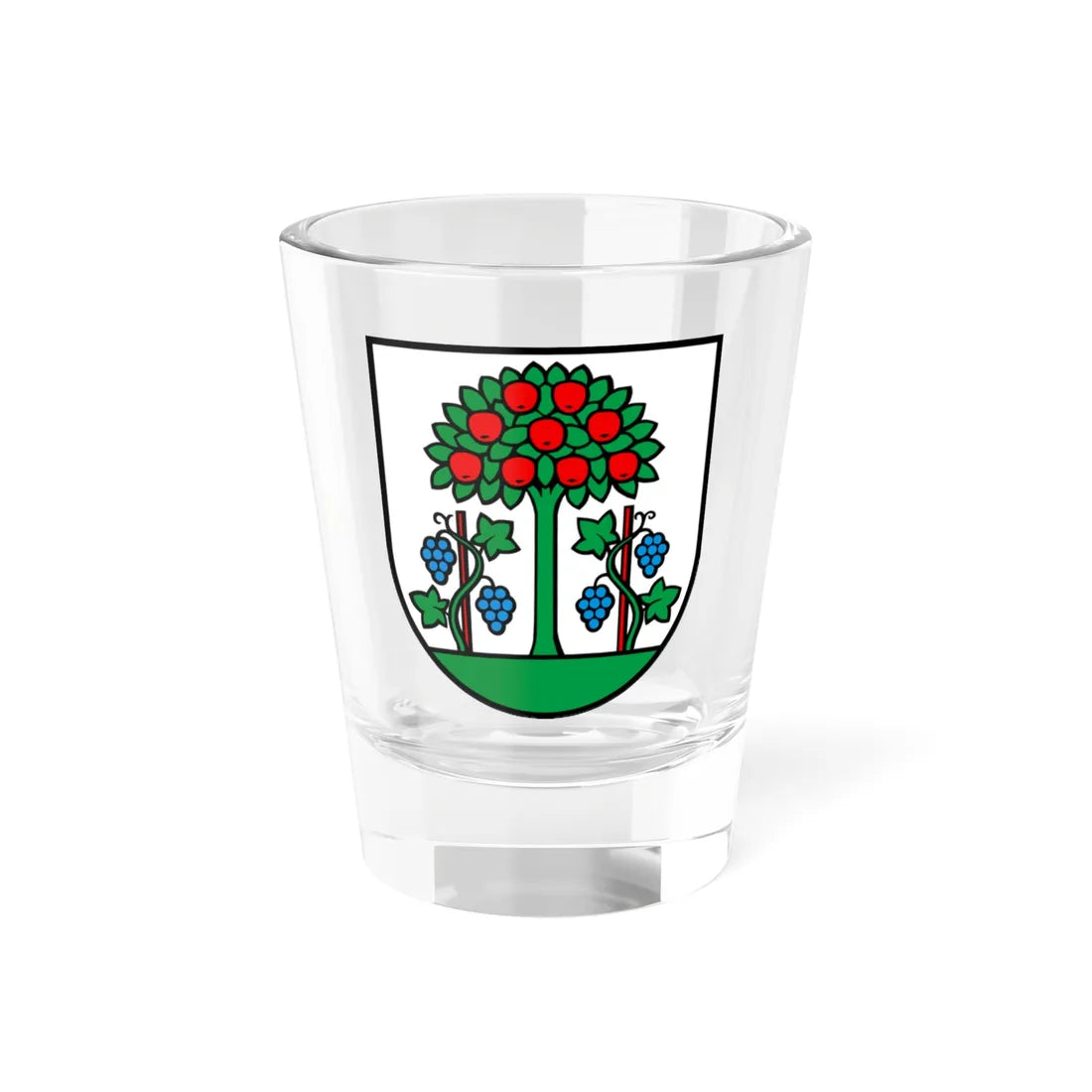 Wappen Magden AG (Switzerland) (Coat of Arms) Shot Glass 1.5oz 1.5oz - Go Mug Yourself