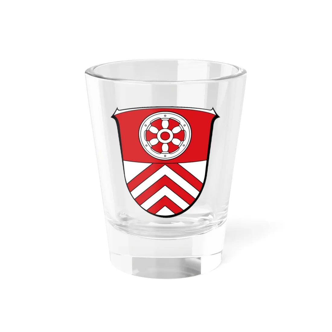 Wappen Main-Taunus-Kreis (Germany) (Coat of Arms) Shot Glass 1.5oz 1.5oz - Go Mug Yourself